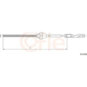 Auto-moto Tažné lanko, parkovací brzda COFLE 10.5382