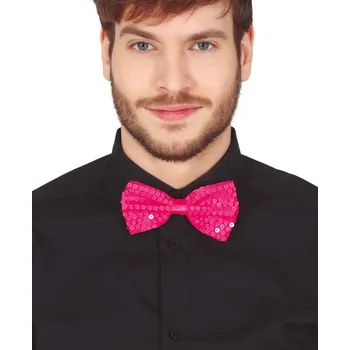 Karnevalový doplněk GuircaRůžový motýlek - flitrovaný