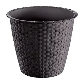 Květináč Prosperplast květináč bez misky Ratolla Round - umbra