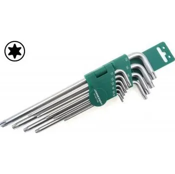 Sada klíčů TORX, extra dlouhých, T9 - T50, 10 kusů - JONNESWAY H12S110S