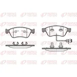 Sada brzdových destiček, kotoučová brzda REMSA 1056.12
