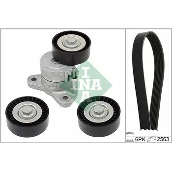 Sada žebrovaných klínových řemenů Schaeffler INA 529 0191 10