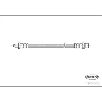 Brzdová hadice Brzdová hadice CORTECO COR19031068