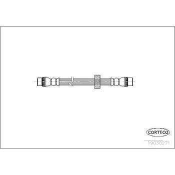 Brzdová hadice Brzdová hadice CORTECO COR19030271
