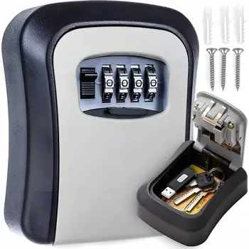 Trezor SEJF KAZETA NA KLÍČE SKŘÍŇKA VENKOVNÍ SCHRÁNKA SE ZÁMKEM NA KÓD PIN