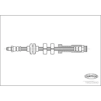 Brzdová hadice Brzdová hadice CORTECO 19025990
