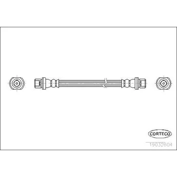 Brzdová hadice Brzdová hadice CORTECO COR19032604