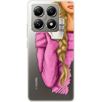 Pouzdro na mobilní telefon Odolné silikonové pouzdro iSaprio - My Coffe and Blond Girl - Xiaomi 14T Pro
