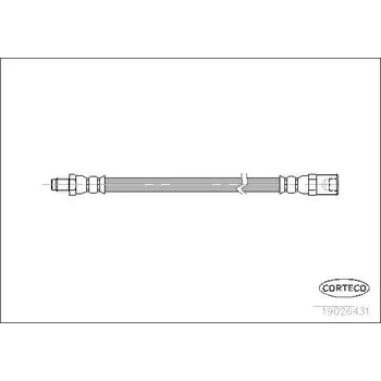 Brzdová hadice Brzdová hadice CORTECO 19026431