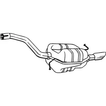 Tlumič výfuku Zadní tlumič výfuku BOSAL 233-205