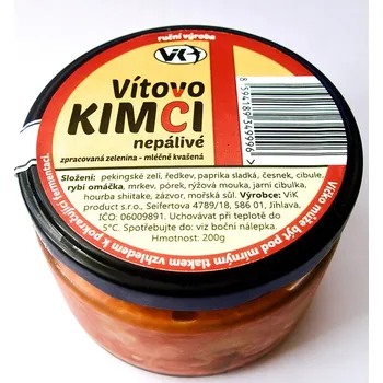 konzervovaná zelenina Vítovo kimči Nepálivé 200 g
