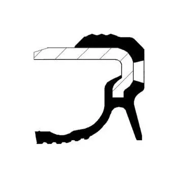 Těsnění motoru Těsnicí kroužek hřídele, klikový hřídel CORTECO 19037092B