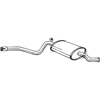 Tlumič výfuku Zadní tlumič výfuku BOSAL 280-327