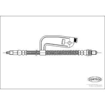 Brzdová hadice Brzdová hadice CORTECO 19032885