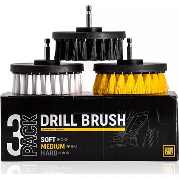 Work Stuff Drill Brush 3-pack sada kartáčů