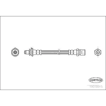 Brzdová hadice Brzdová hadice CORTECO 19018915