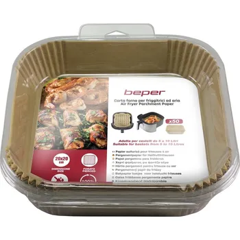 Příslušenství pro fritézu Beper C103ACC003 papírové formy 50 ks hnědé