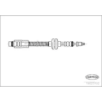Brzdová hadice Brzdová hadice CORTECO 19025702