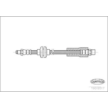 Brzdová hadice Brzdová hadice CORTECO 19018517