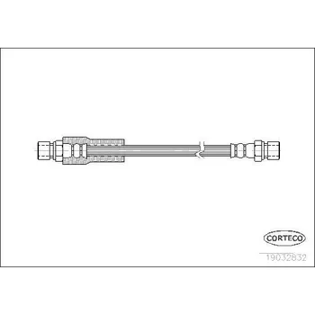 Brzdová hadice Brzdová hadice CORTECO COR19032832