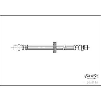 Brzdová hadice Brzdová hadice CORTECO 19018180