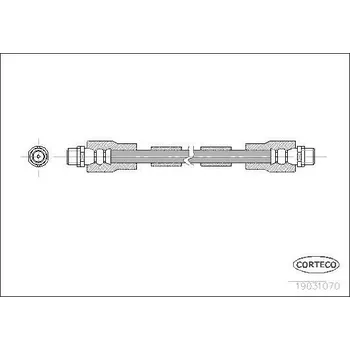 Brzdová hadice Brzdová hadice CORTECO 19031070