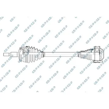 Hřídel nápravy Hnací hřídel GSP 261105OL