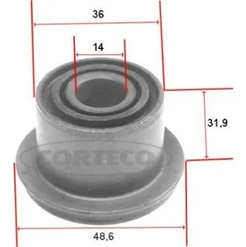 Zavěšení kol Uložení, řídicí mechanismus CORTECO 21652441