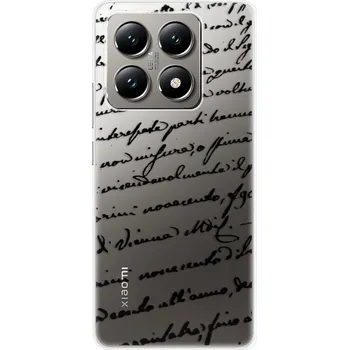 Pouzdro na mobilní telefon Odolné silikonové pouzdro iSaprio - Handwriting 01 - black - Xiaomi 14T Pro