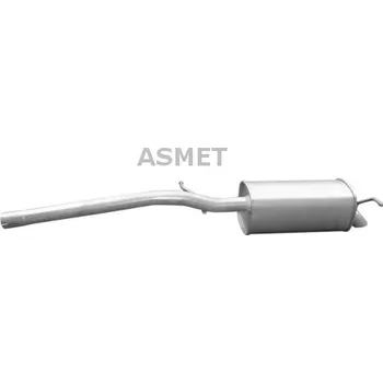 Tlumič výfuku Zadní tlumič výfuku ASMET 03.109
