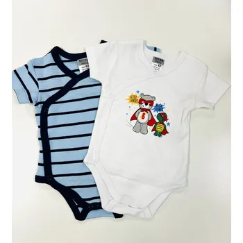 Kojenecký body Jacky Body s krátkým rukávem, 2 set Velikosti: 62