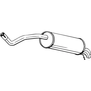 Tlumič výfuku Zadní tlumič výfuku BOSAL 278-725