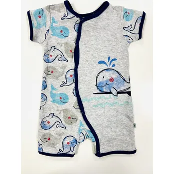 Kojenecký overall Kraťasový overal , velryby, chlapec, Jacky Velikosti: 62