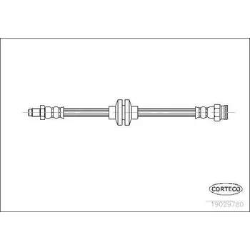 Brzdová hadice Brzdová hadice CORTECO 19029780