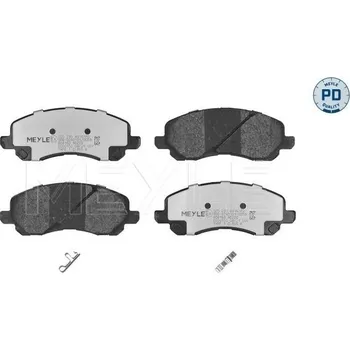 Brzdový systém Sada brzdových destiček, kotoučová brzda MEYLE 025 235 8416/PD