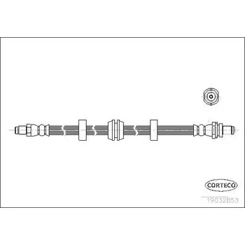 Brzdová hadice Brzdová hadice CORTECO 19032853