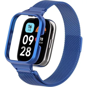 Luxusní Kovový Set Na Hodinky Pro Xiaomi Redmi Watch 3 Barva: Modrá