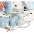 Panenka Llorens New Born realistická panenka se zvuky a měkkým látkovým tělem 44 cm