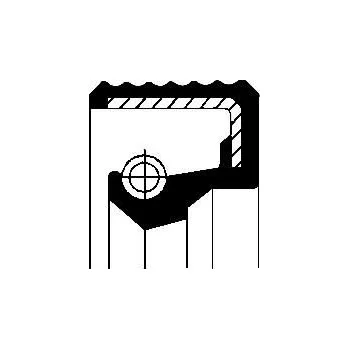 Těsnicí kroužek hřídele, náboj kola CORTECO 12017299B