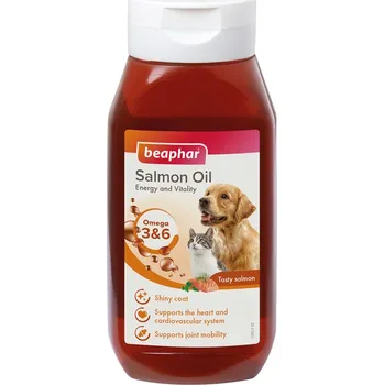 Kloubní výživa pro psa a kočku Beaphar Lososový olej Salmon Oil 430 ml
