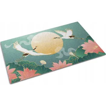 Rohožka XXL rohožka S Potiskem 150x100 Ptáci Květiny