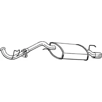 Tlumič výfuku Zadní tlumič výfuku BOSAL 282-511