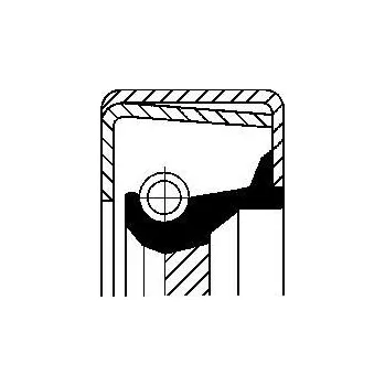 Těsnění převodovky Těsnicí kroužek hřídele, hřídel převodovky CORTECO 12011394B