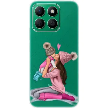 Pouzdro na mobilní telefon Odolné silikonové pouzdro iSaprio - Kissing Mom - Brunette and Girl - Honor X8b