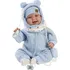 Panenka Llorens New Born realistická panenka se zvuky a měkkým látkovým tělem 44 cm