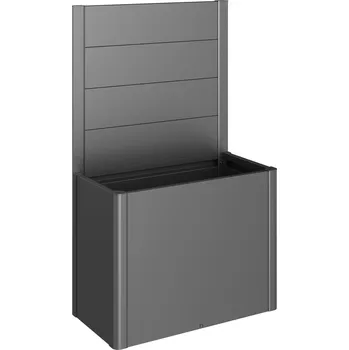 Zahradní úložný box Biohort Zástěna pro Belvedere, 1 ks 100, tmavě šedá metalíza