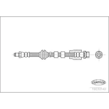 Brzdová hadice Brzdová hadice CORTECO 19030140