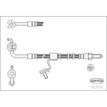 Brzdová hadice Brzdová hadice CORTECO 19032161