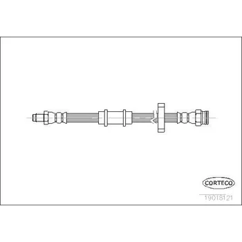 Brzdová hadice Brzdová hadice CORTECO 19018121