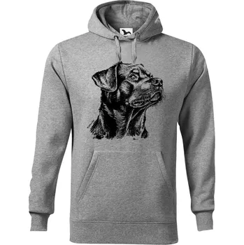Dámská mikina Mikina - Rottweiler Barva: Šedá (12), Velikost: S, Střih: Pánské